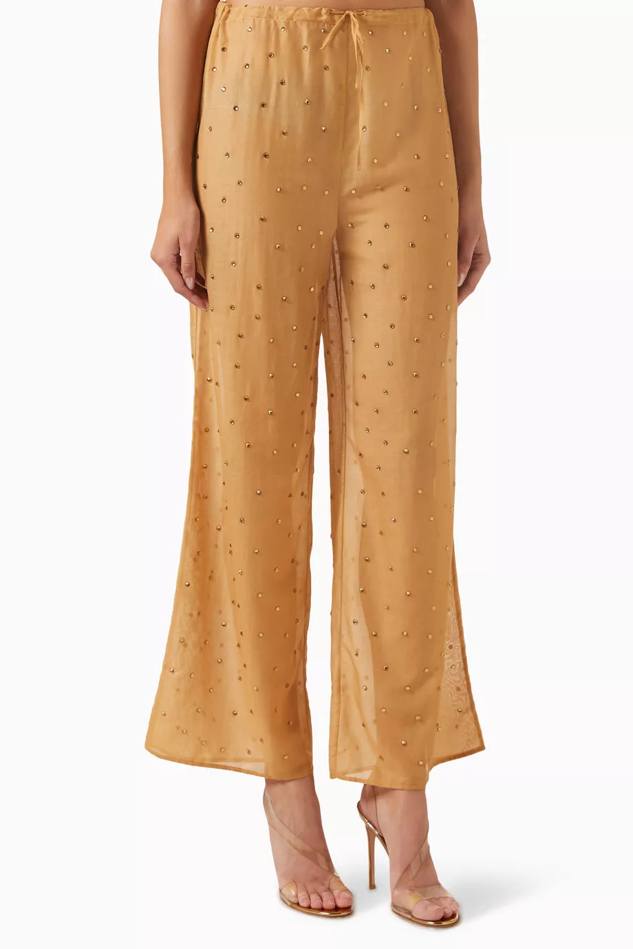 Gem Pants in Cotton-Silk Blend