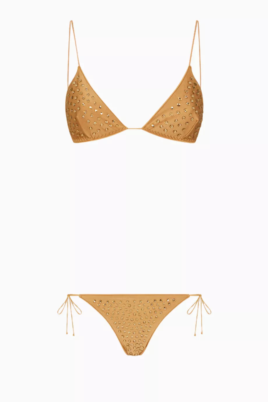 Lumière Crystal-embellished Triangle Bikini