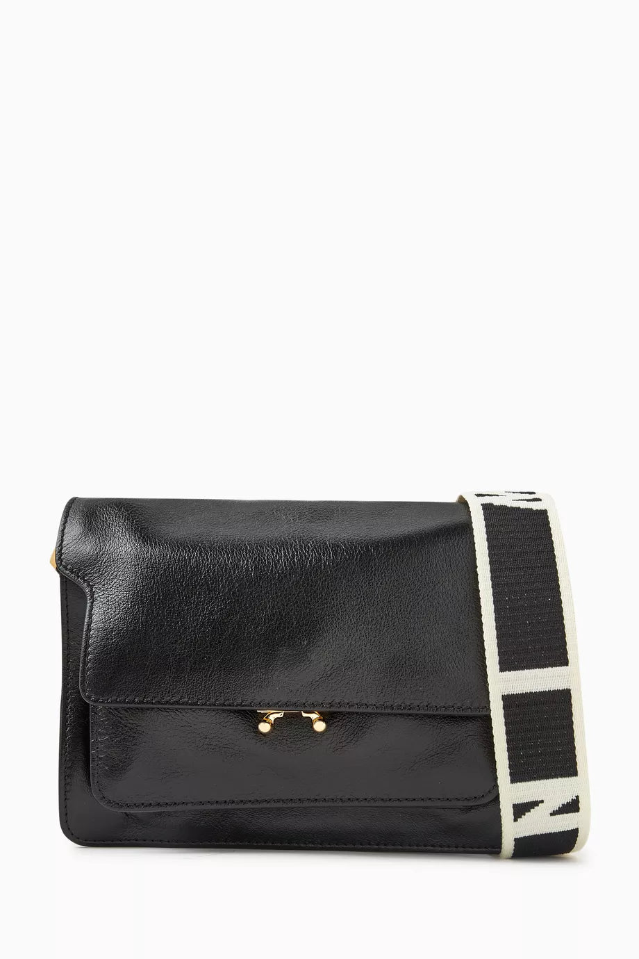 Medium Trunk Crossbody Bag in Patent Leather