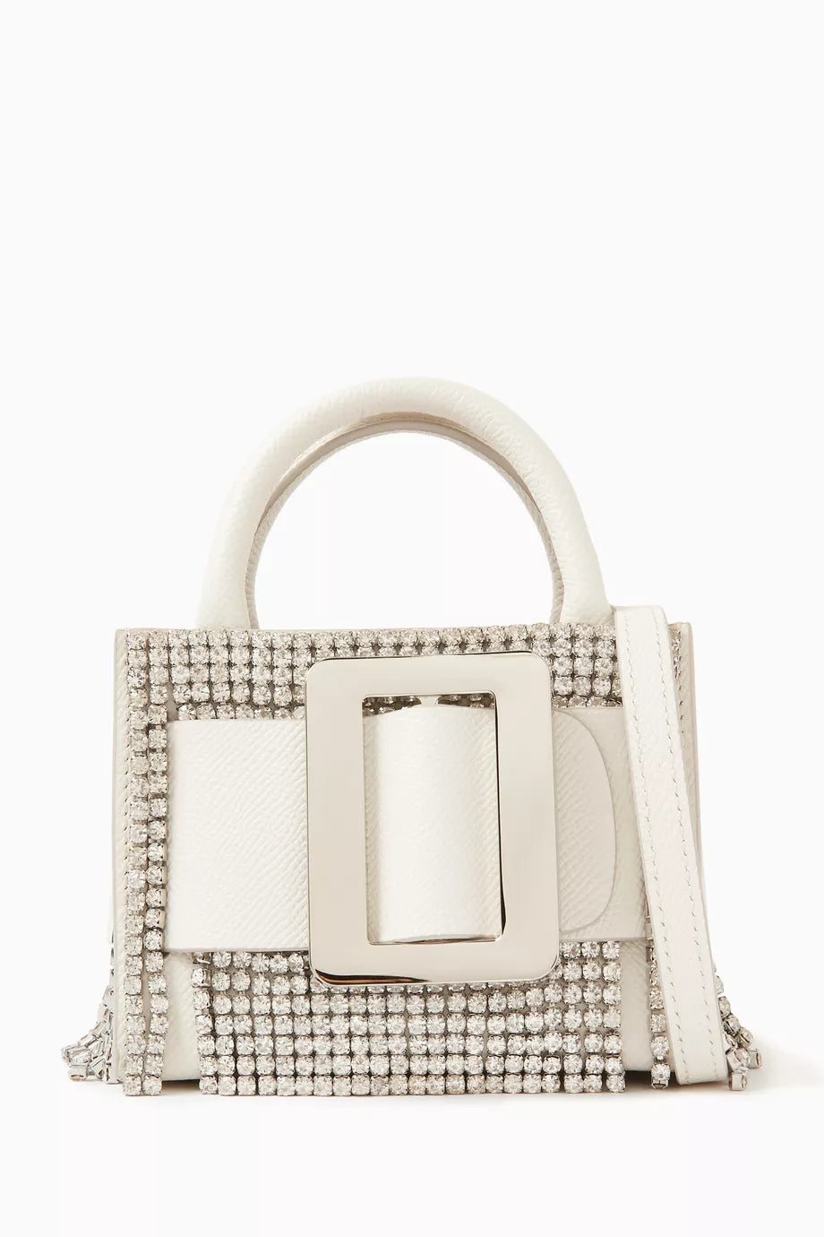 Mini Bobby Surreal Tote Bag in Crystal Flapper Leather