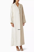 Ivory Two-tone Abaya