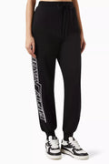 Logo Tape Sweatpants in Organic Cotton