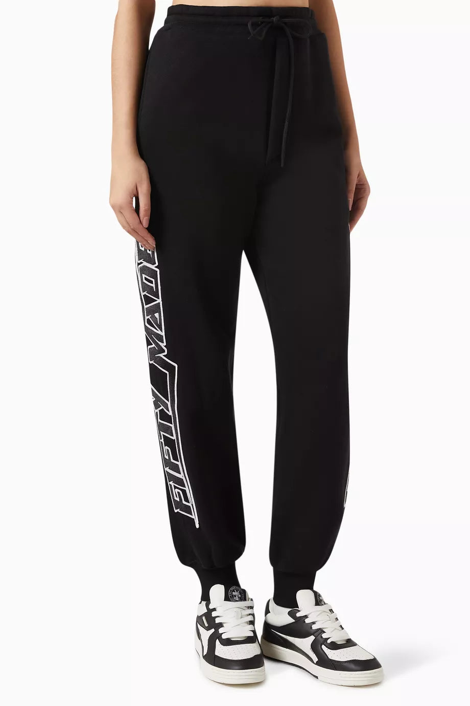 Logo Tape Sweatpants in Organic Cotton