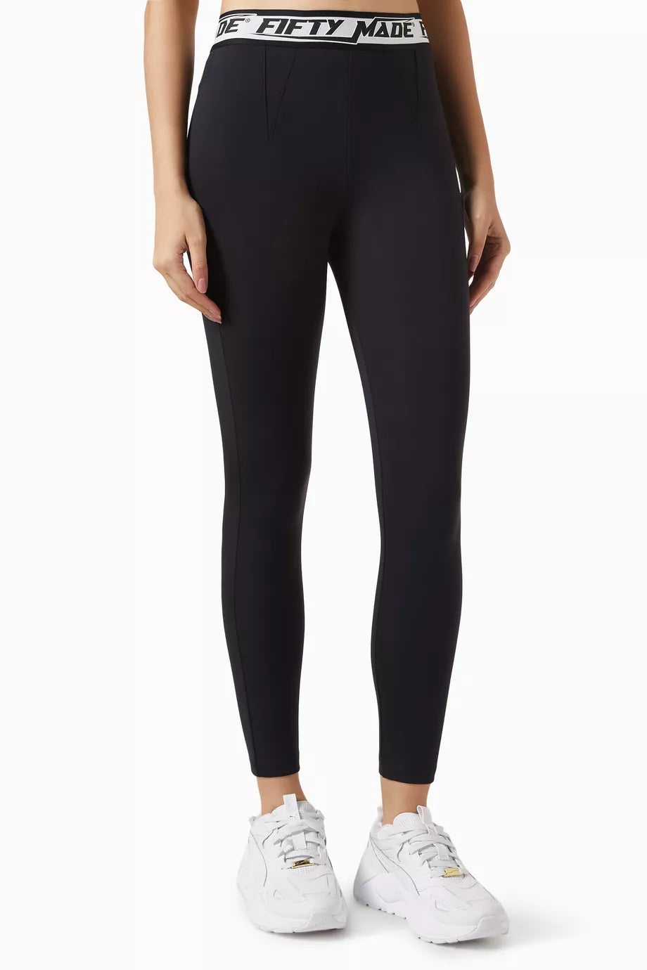 Logo Tape Leggings in Tech-lycra