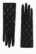GG Motif Gloves in Tulle