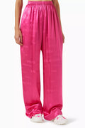 Bal Paris All-over Logo Pants in Silk