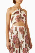 Ella Printed Halterneck Top