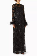 Malvina Gown in Embroidered Organza