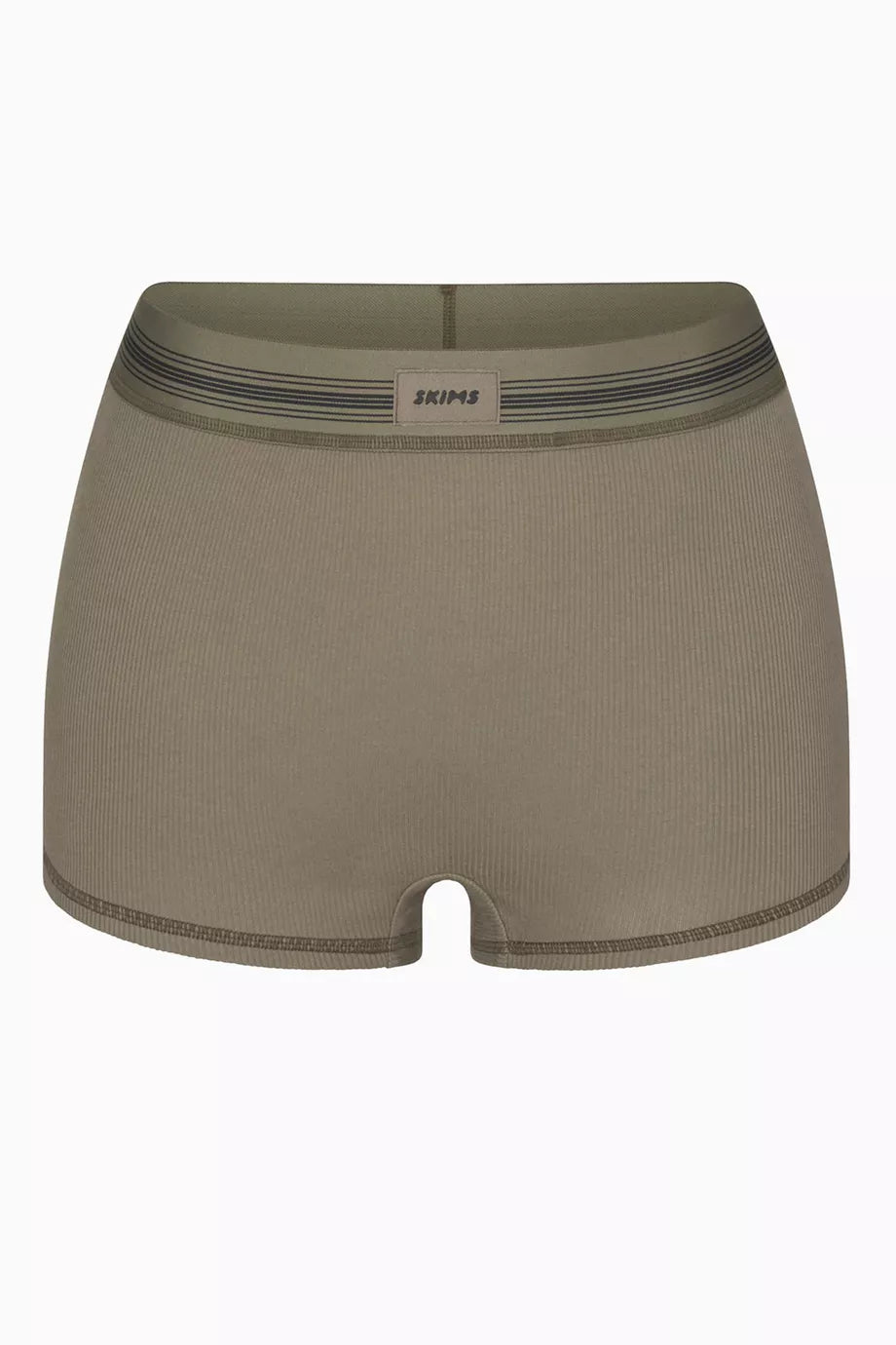 Boy Shorts in Cotton Rib