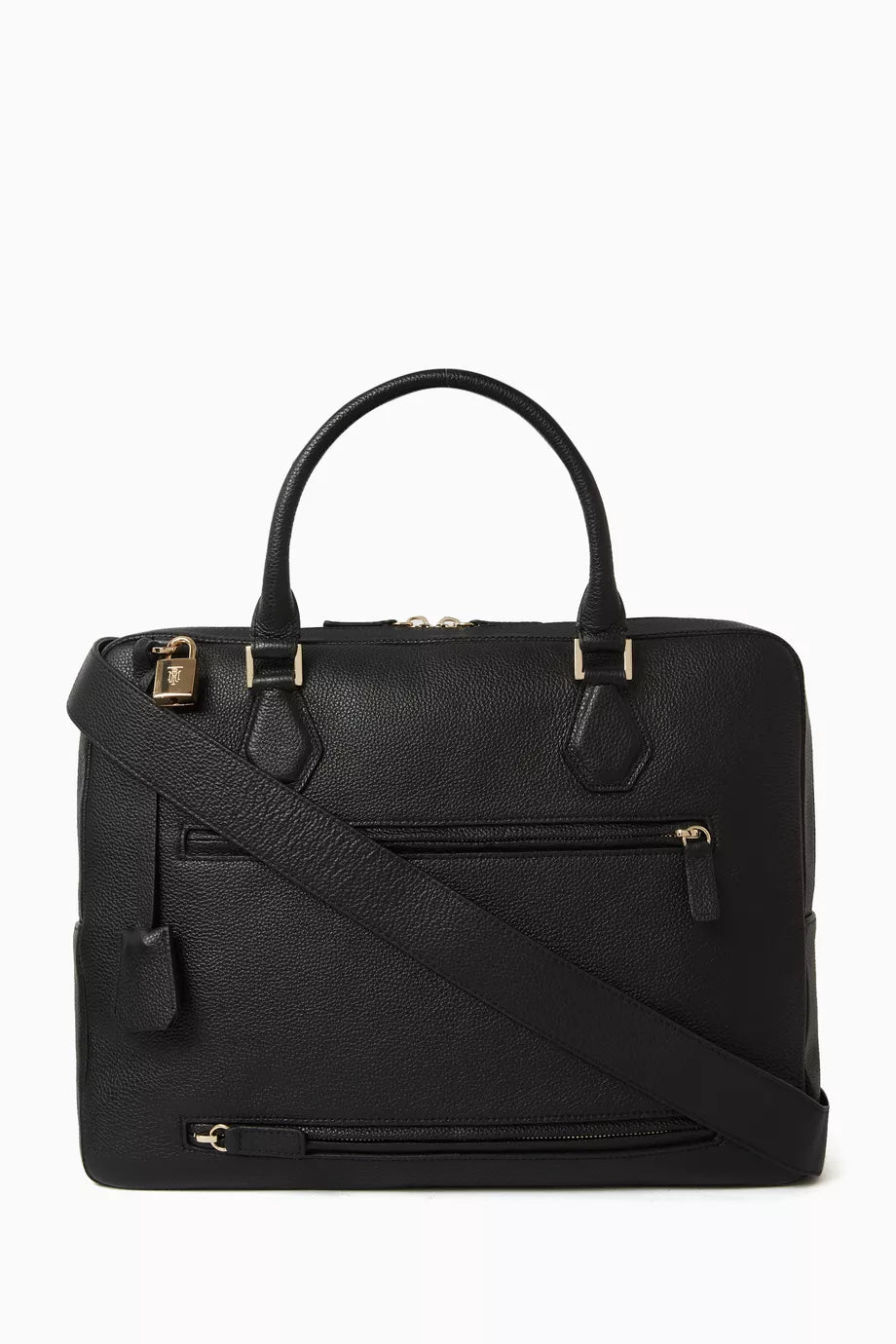 Briefcase in Suede