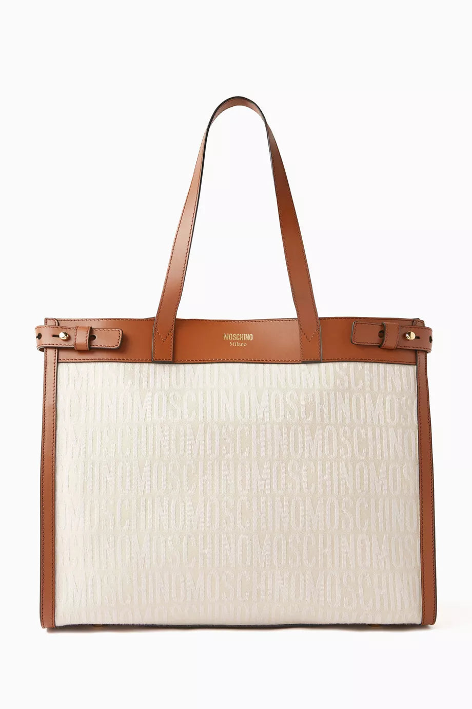 Large Jacquard Tote Bag in Canvas