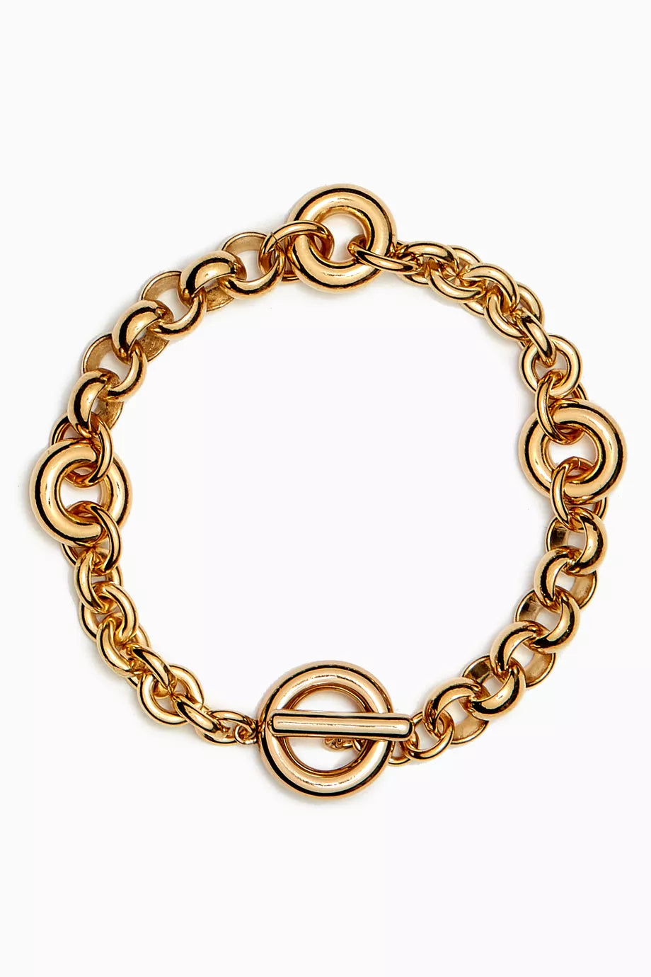 Fillia Bracelet in 14kt Gold & Platinum-plated Brass