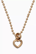 Mini Teresa Pendant Necklace in 14kt Gold-plated Brass