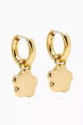 Mini Fiorella Earrings in 14kt Gold-plated Brass