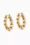 Maremma Hoop Earrings in 14kt Gold-plated Brass