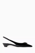 Décolleté Slingback 25 Pumps in Patent Leather