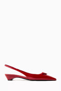 Décolleté Slingback 25 Pumps in Patent Leather