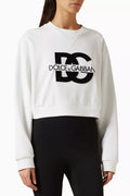 Logo-patch Sweatshirt in Cotton Jersey