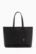 Virtus Tote Bag in Grained Leather