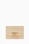 Greca Goddess Card Case in Leather