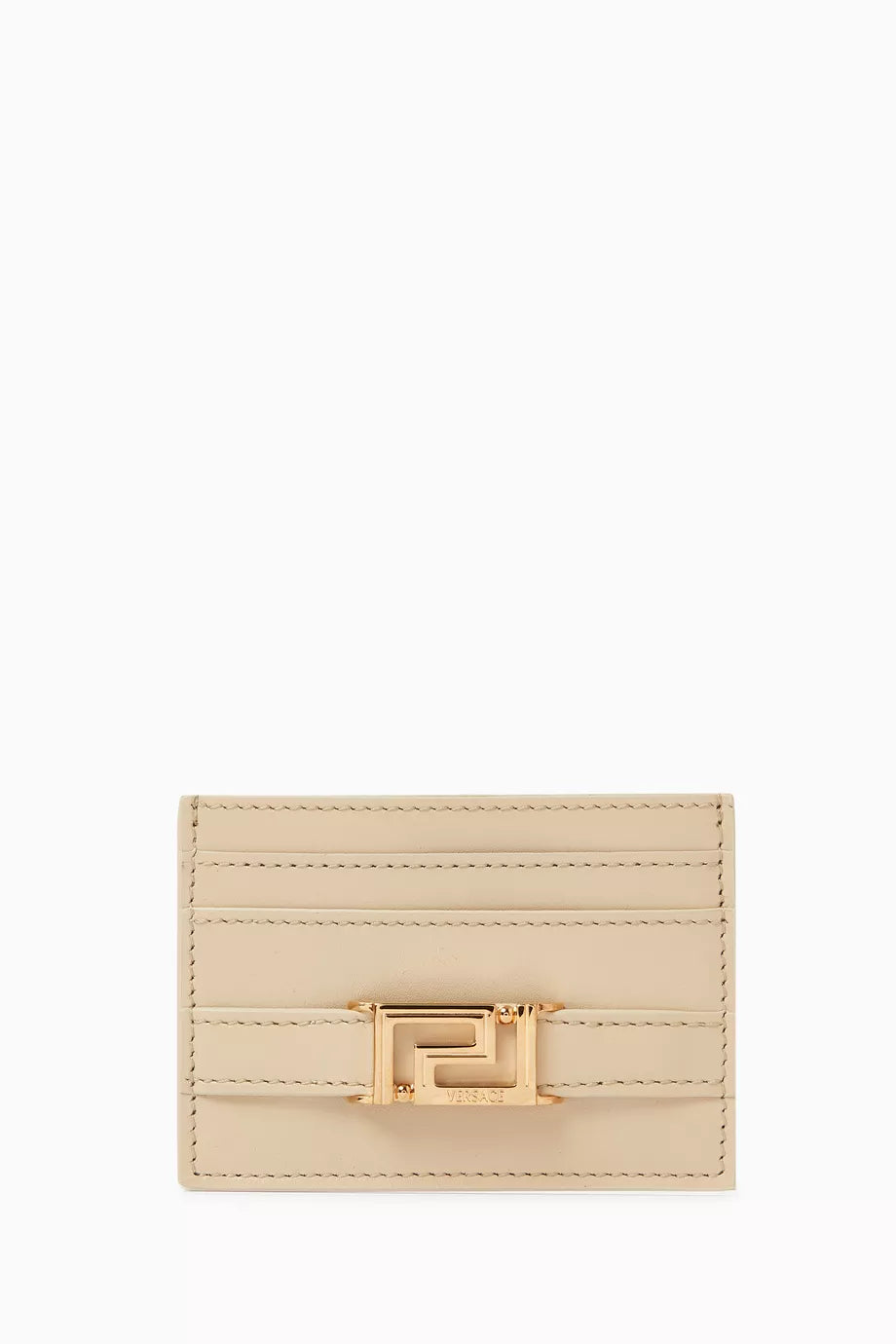 Greca Goddess Card Case in Leather