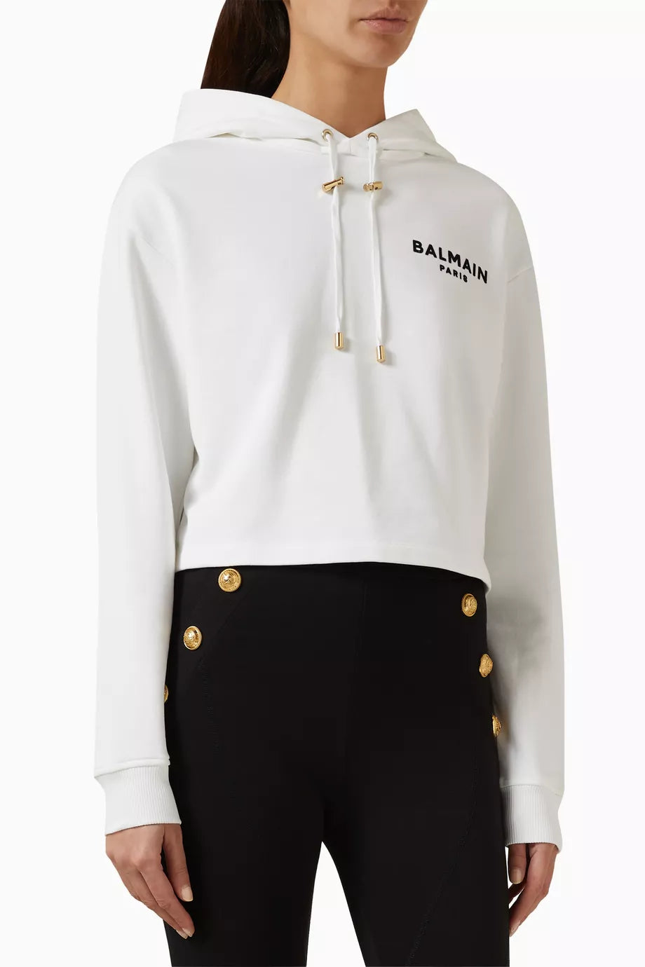 Logo Detail Hoodie in Organic Cotton