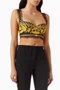 Barocco Bralette Top in Silk