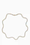 Ivy Pearl Necklace in 18kt Gold-plated Silver