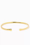 Hammered Cuff Bracelet in 18kt Gold-plated Silver