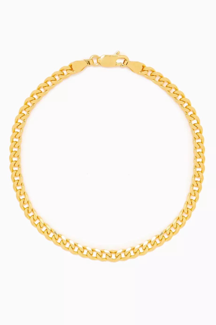 Terra Chunky Anklet in 18kt Gold-plated Silver
