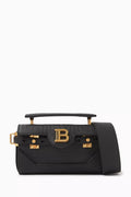 B-Buzz 19 Baguette Bag in Grained Leather