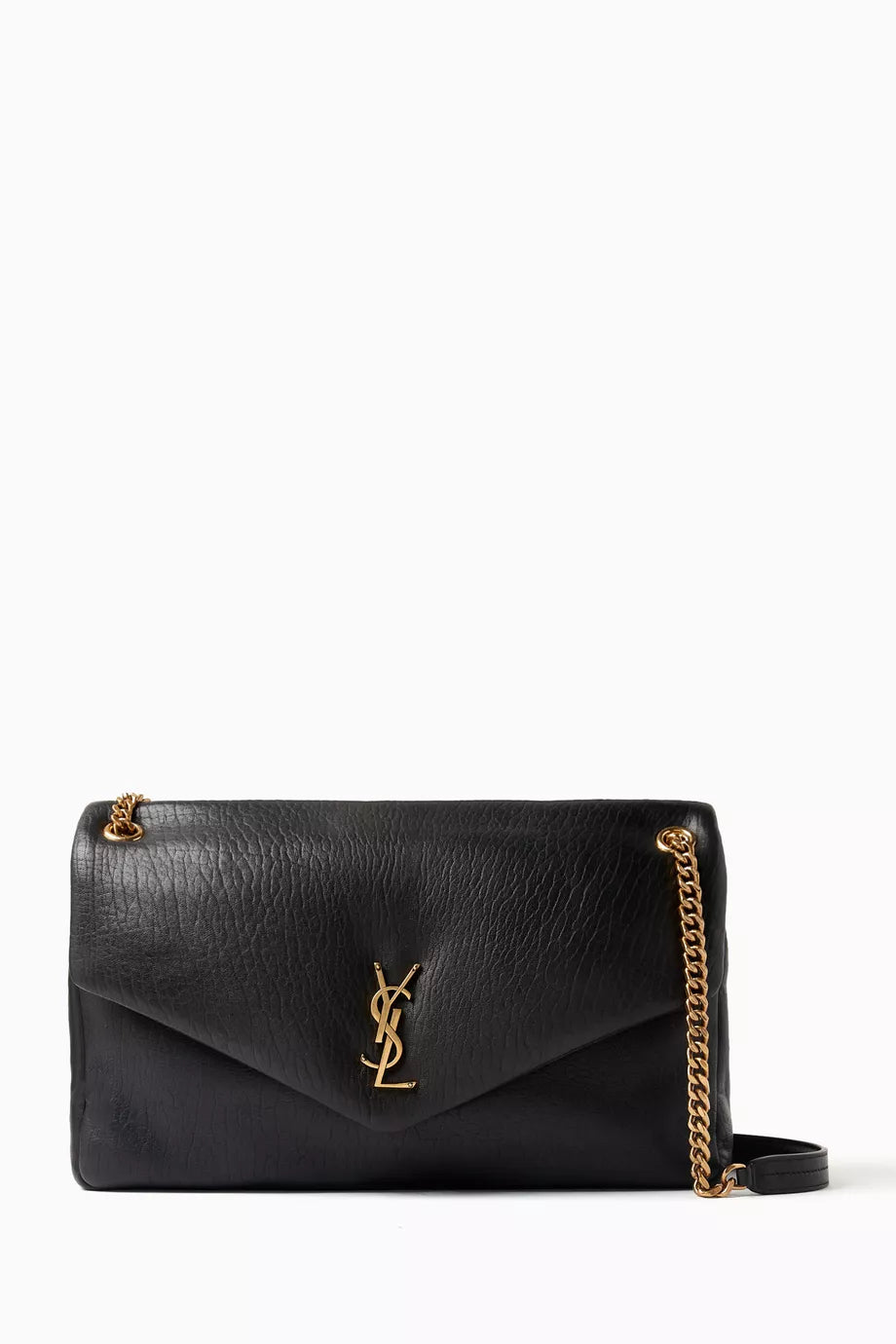 Large Calypso Shoulder Bag in Grained Lambskin