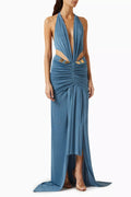 Buzzy V-neck Maxi Dress