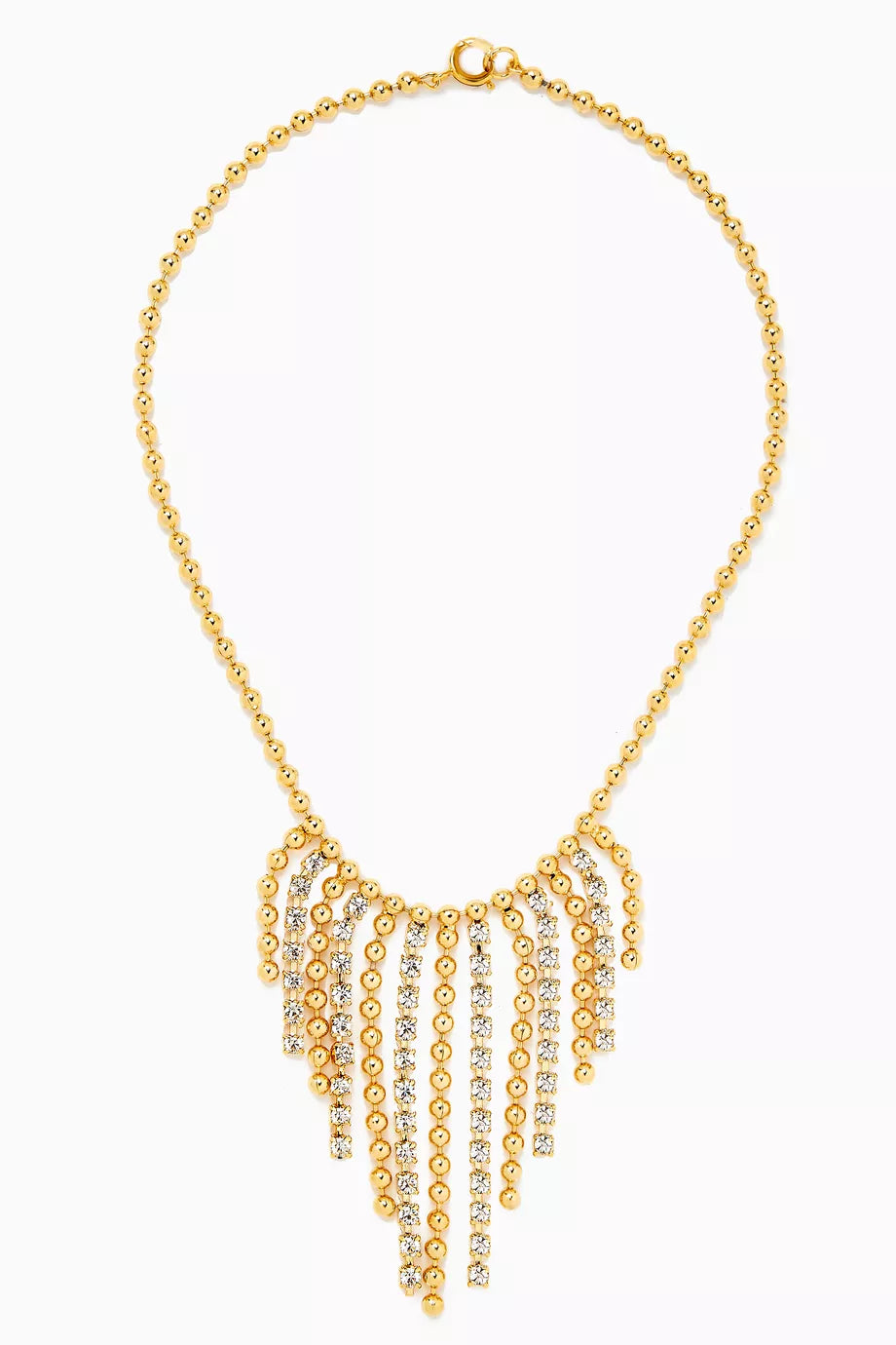 Rediscovered 1980s Vintage Beaded Chain Necklace