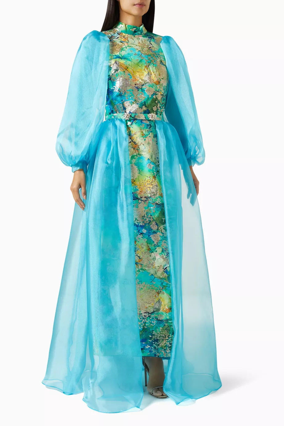 Jerynicola Floral-embroidered Maxi Dress