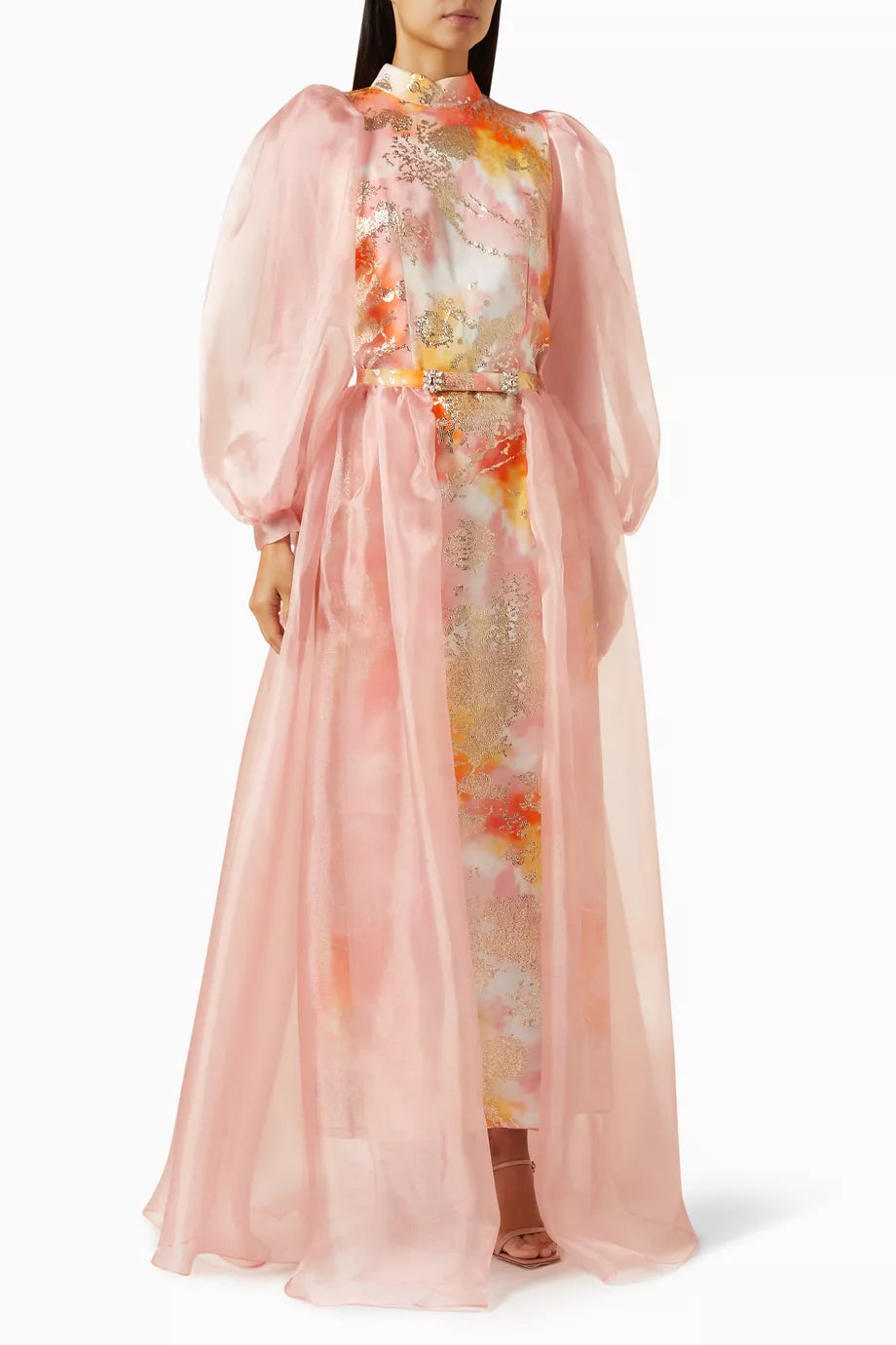 Jerynicola Floral-embroidered Maxi Dress