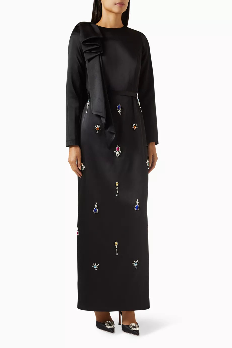 Farfara Embellished Maxi Dress