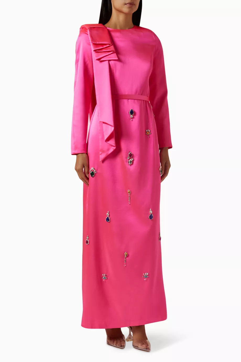 Farfara Embellished Maxi Dress
