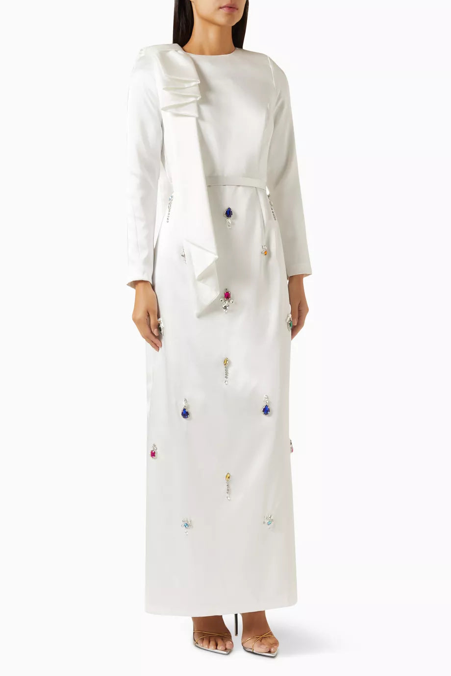 Farfara Embellished Maxi Dress