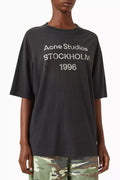 Logo T-shirt in Cotton Blend