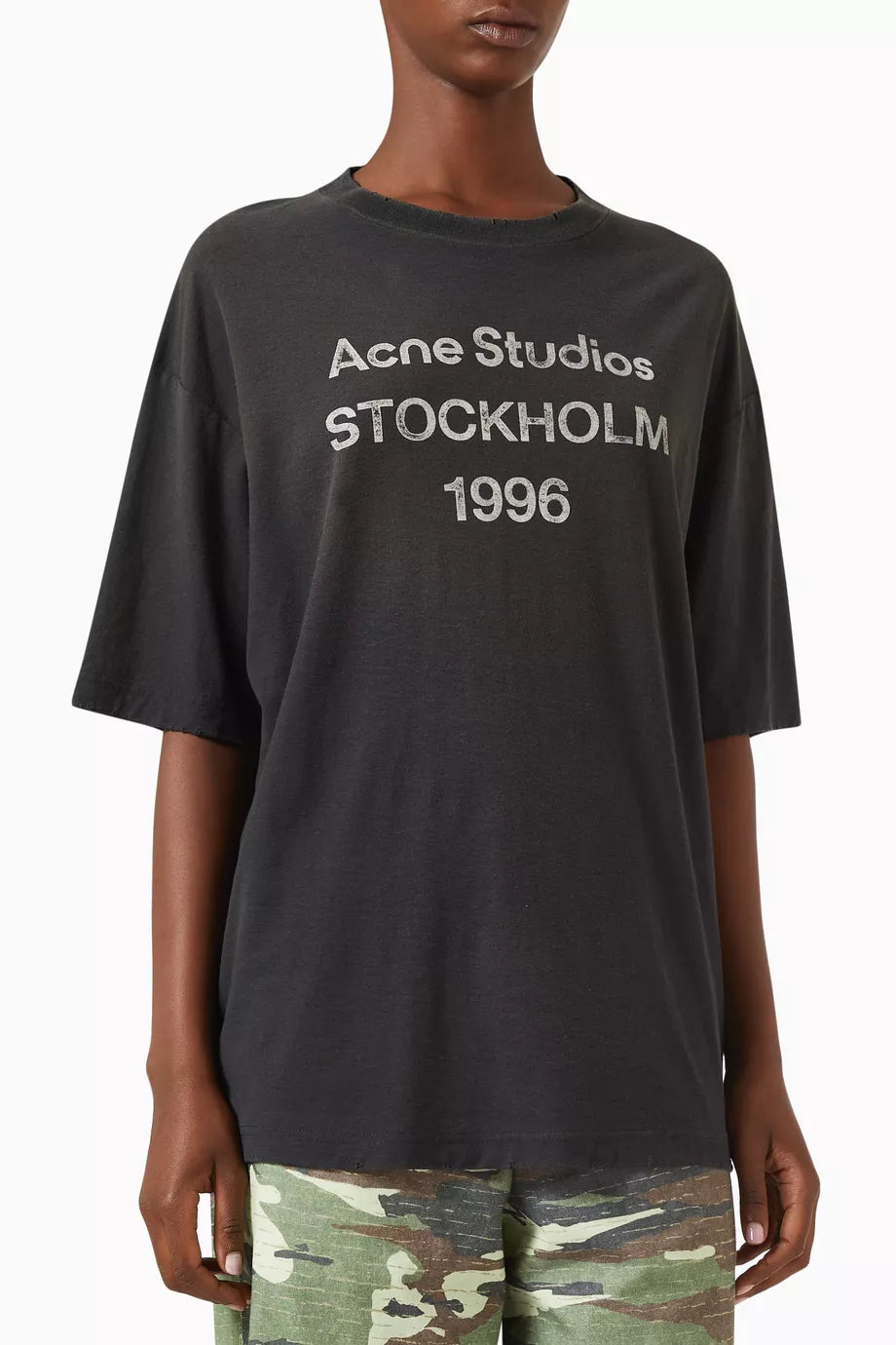 Logo T-shirt in Cotton Blend