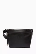 Large Archetipo Belt Bag in Plongé Calfskin Leather