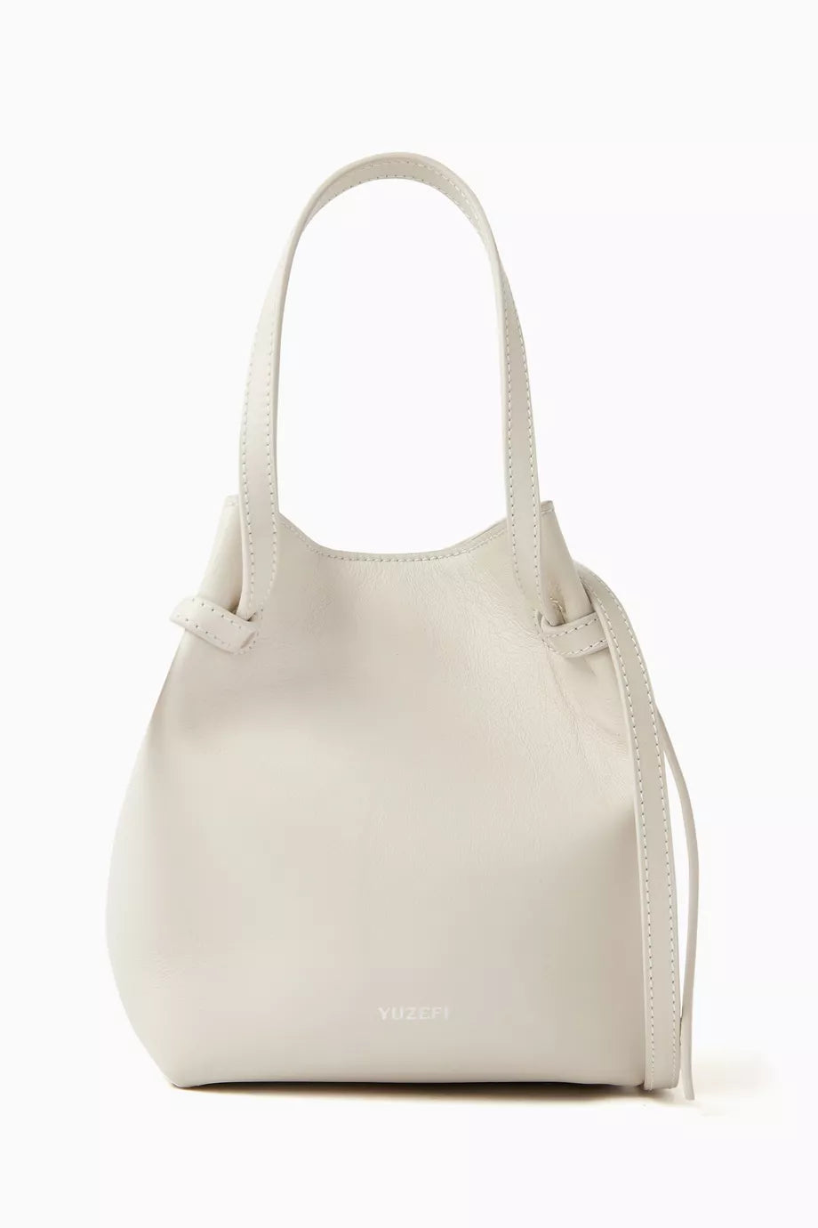 Bulb Bucket Bag in Smooth Leather