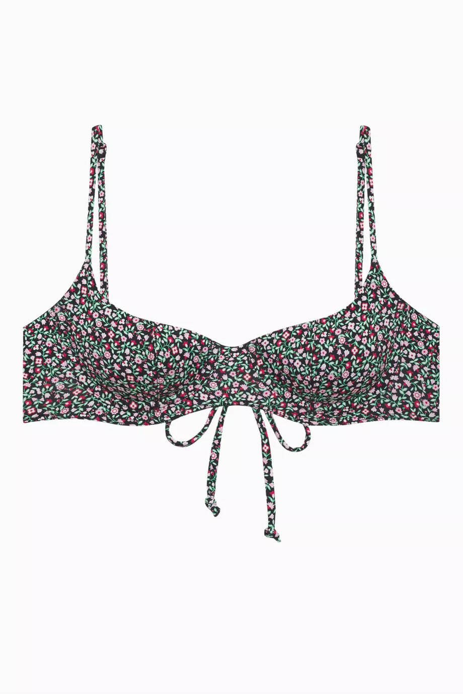 Cola Underwire Balconette Bikini Top in Stretch Nylon