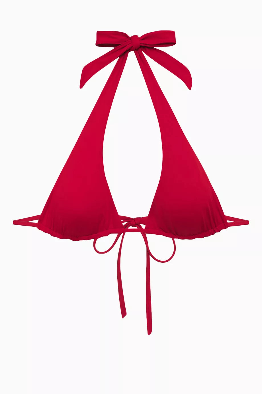 Diana Halter Bikini Top in Stretch Nylon