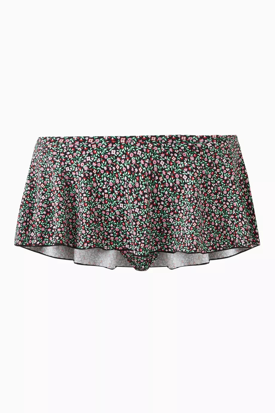 Izabella Swim Skirt Bikini Briefs in Stretch Nylon