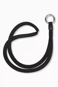 Four Stitches Lace Keyring in Leather