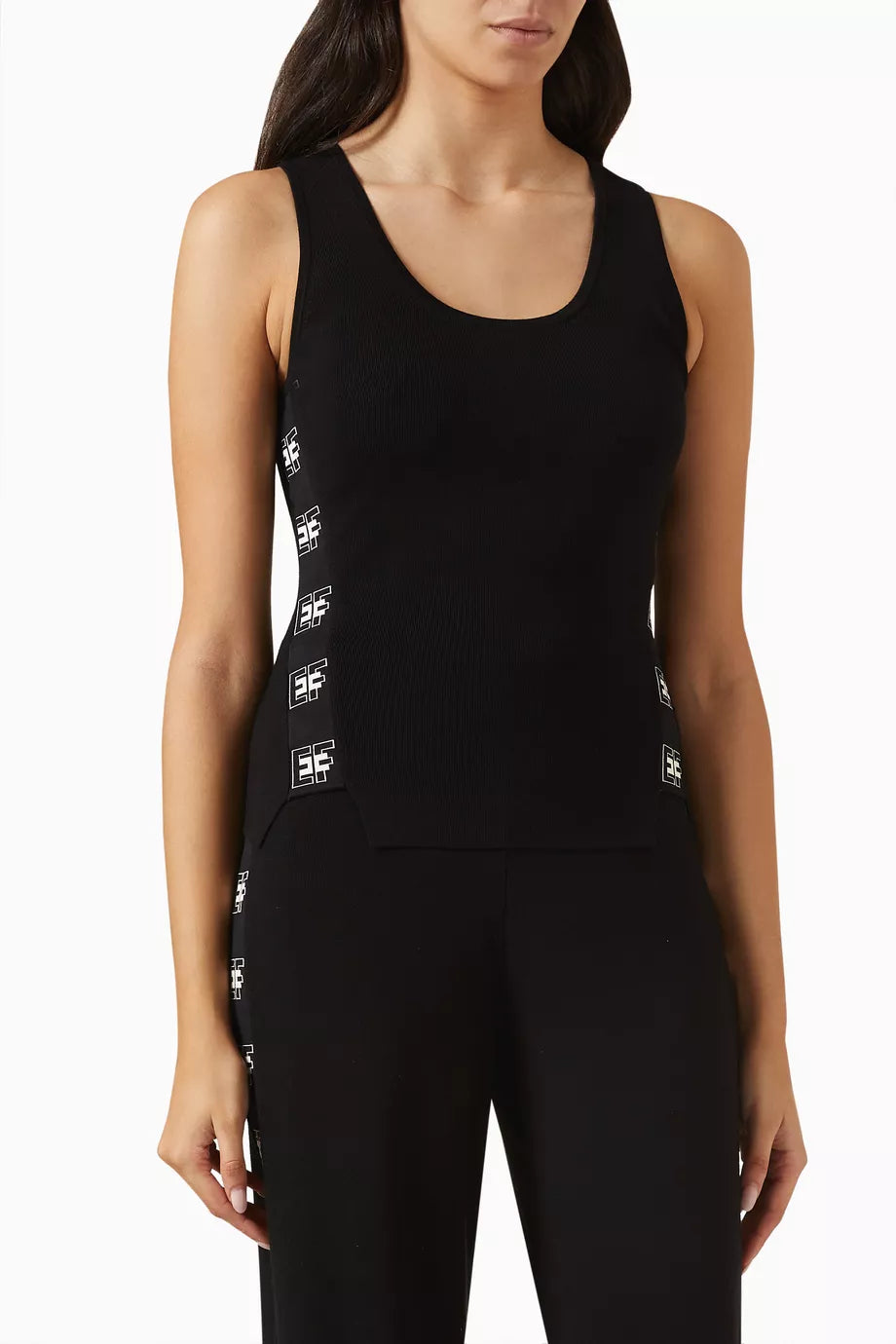 Logo-band Tank Top in Knit