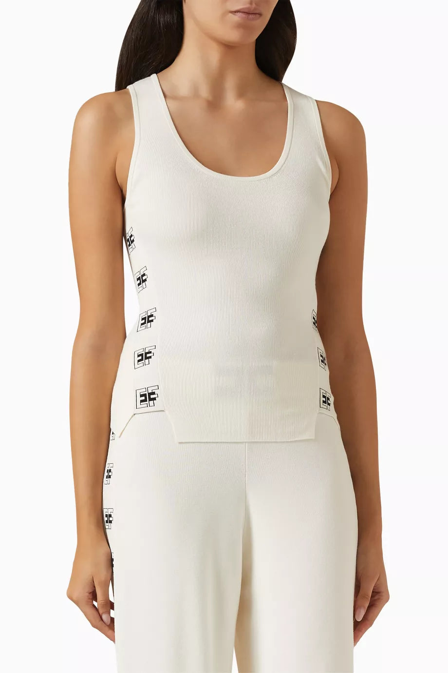 Logo-band Tank Top in Knit