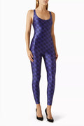 Logo-print Jumpsuit in Lycra
